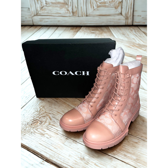 Coach Shoes - Coach Lana Mesh Bootie C4401 Dusty Rose Women’s Sz 9B NIB Rare Sold Out